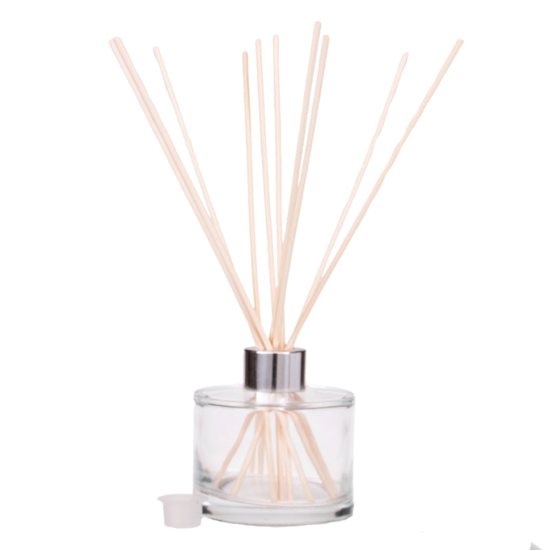 Clear Diffuser Bottle & Silver Screw Cap (28mm)