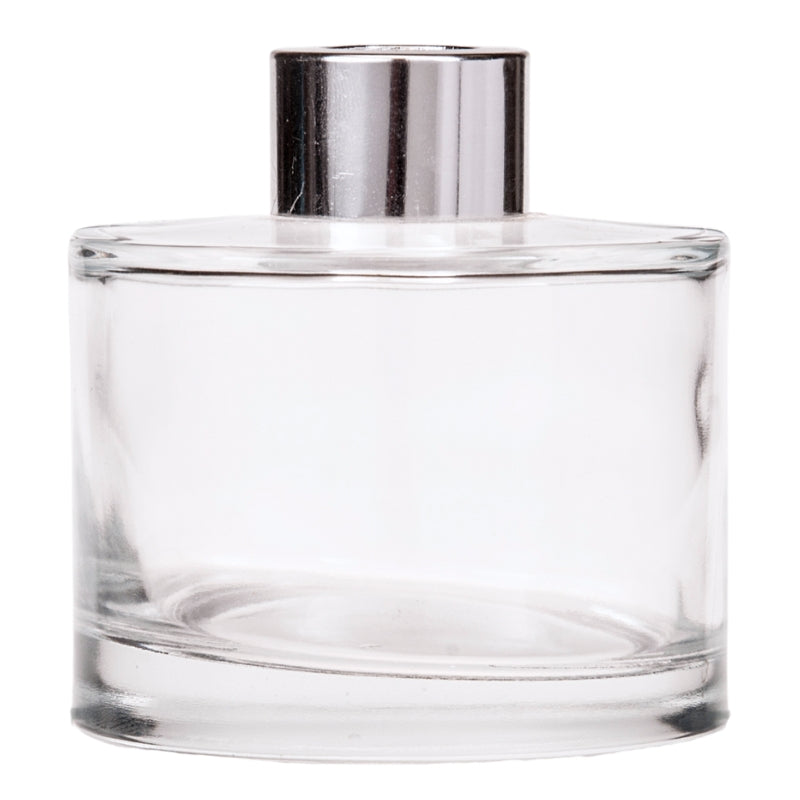 Clear Diffuser Bottle & Silver Screw Cap (28mm)