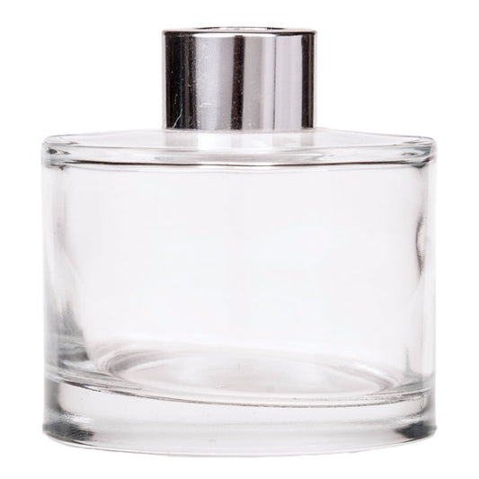 Clear Diffuser Bottle & Silver Screw Cap (28mm)