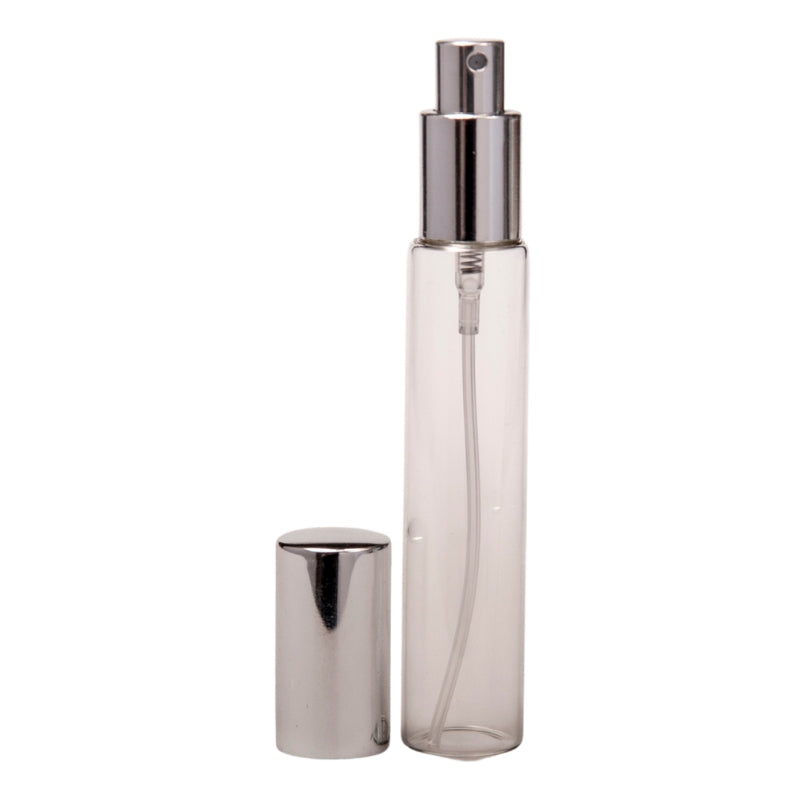 15ml Clear Glass Perfume Bottles With Silver Atomiser