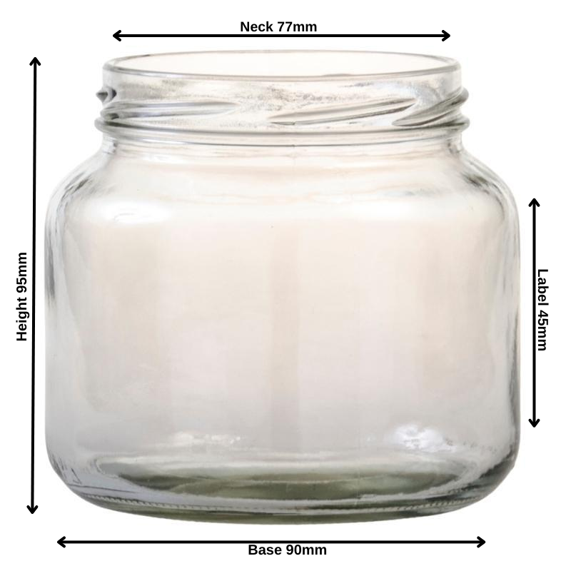 500ml Clear Glass Jar (82/400)