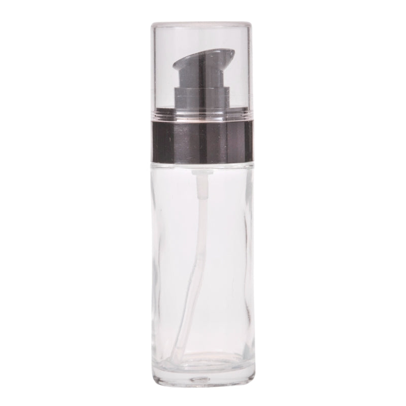 50ml Loretta Bottle and Black Serum Pump