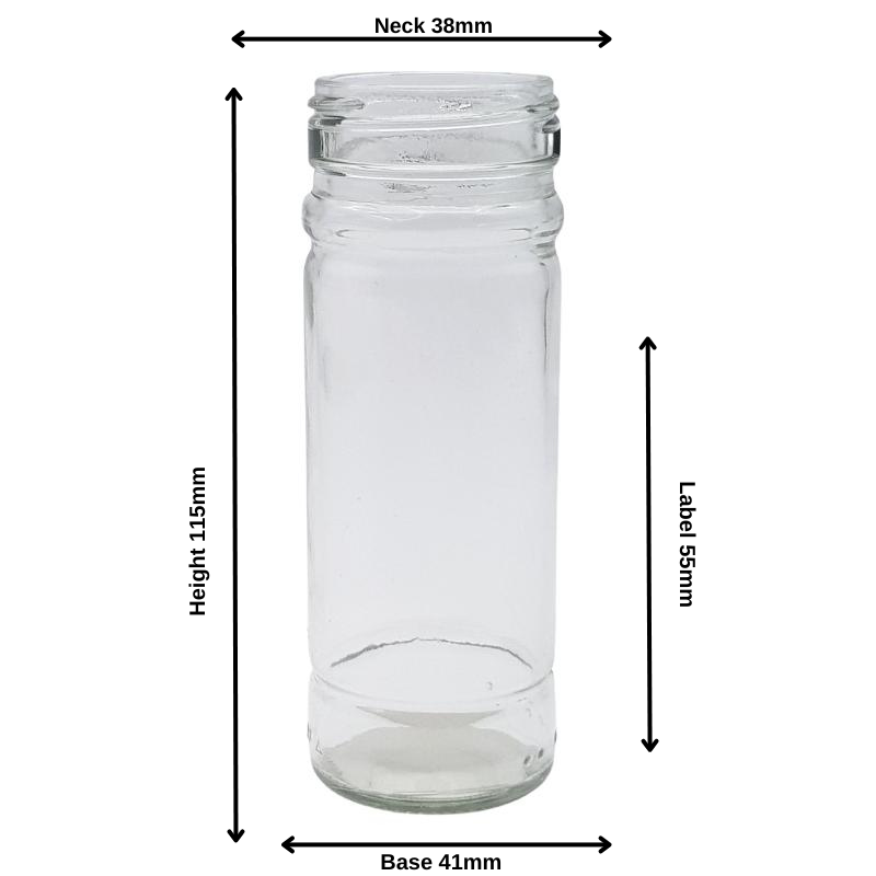 Clear Glass Shaker Jars
