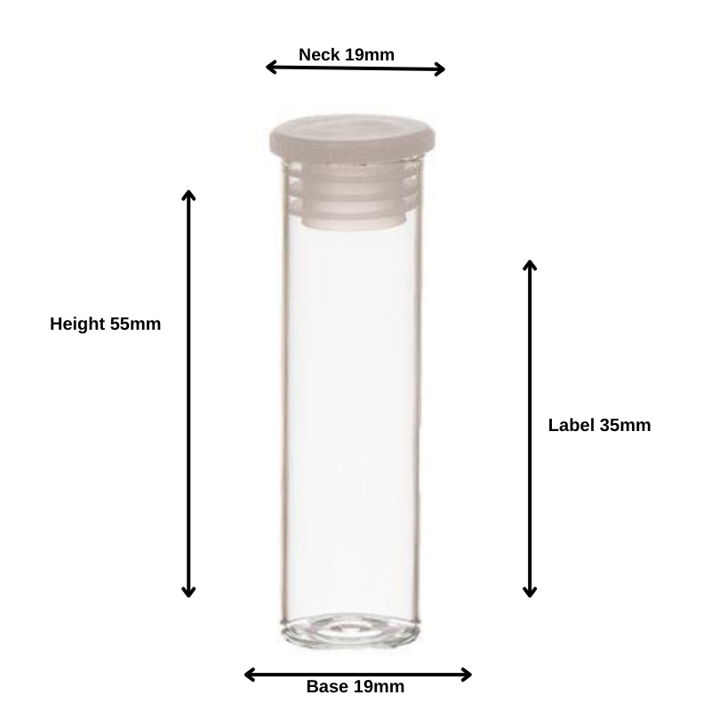 Tablet Glass Vial 10ml Polytop