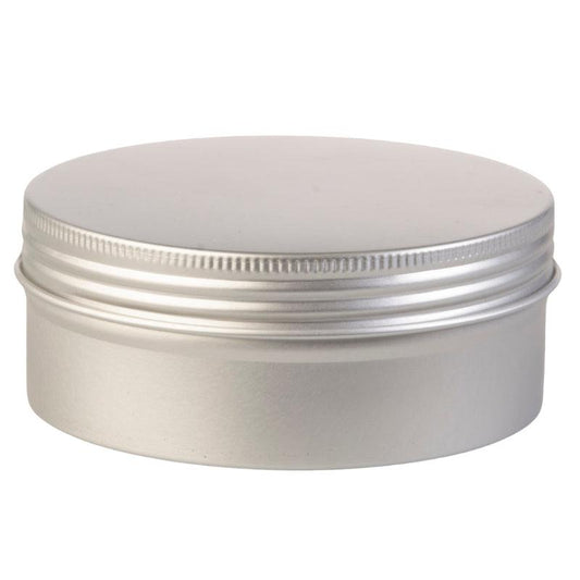 100g Silver Aluminium Tin - Single (1 Unit) - Bottles & Jars