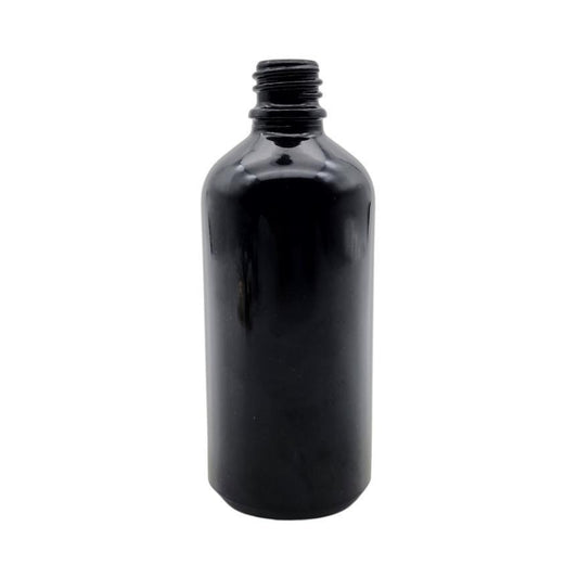 100ml Black Glass Pharmaceutical Bottle (18/410)