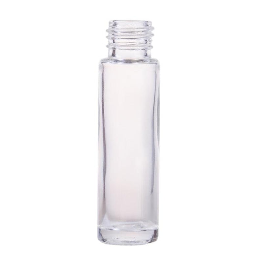 10ml Clear Glass Roll-On Bottle - No Closure - Single (1 Unit) - Bottles & Jars
