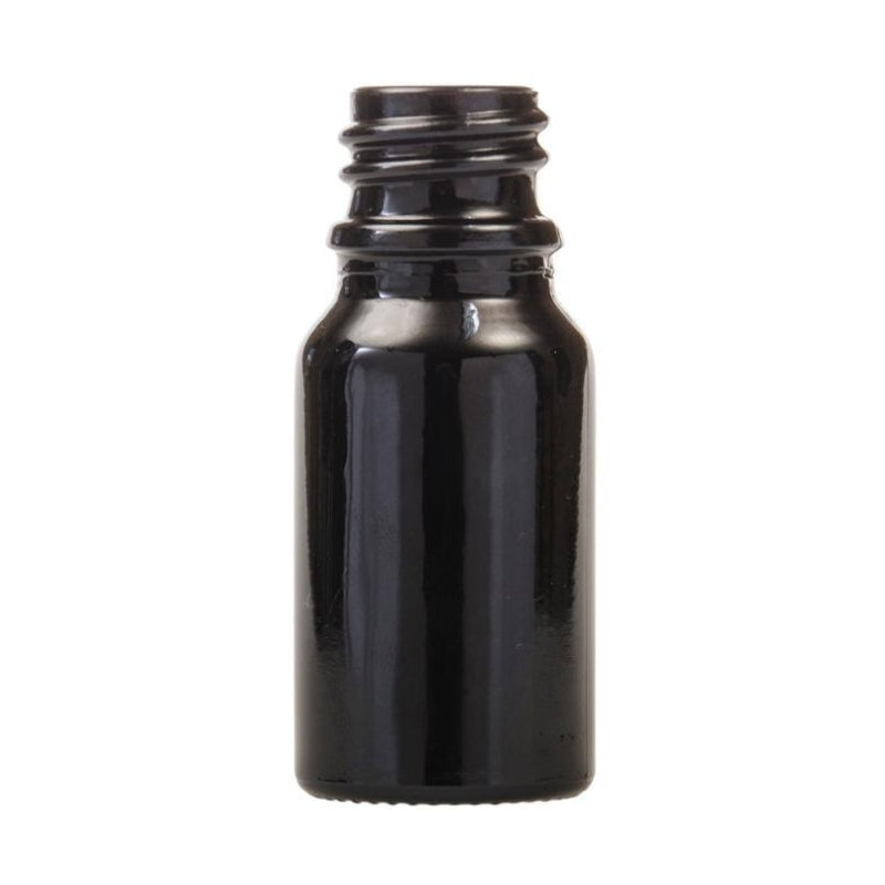 10ml Black Glass Pharmaceutical Bottle (18/410)
