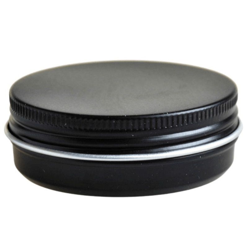 15g Black Aluminium Tin - Single (1 Unit) - Bottles & Jars