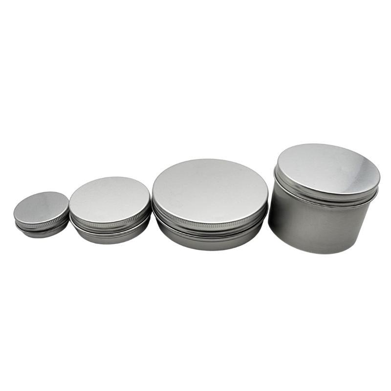 15g Silver Aluminium Tin - Factory Damaged - Single (1 Unit) - Bottles & Jars