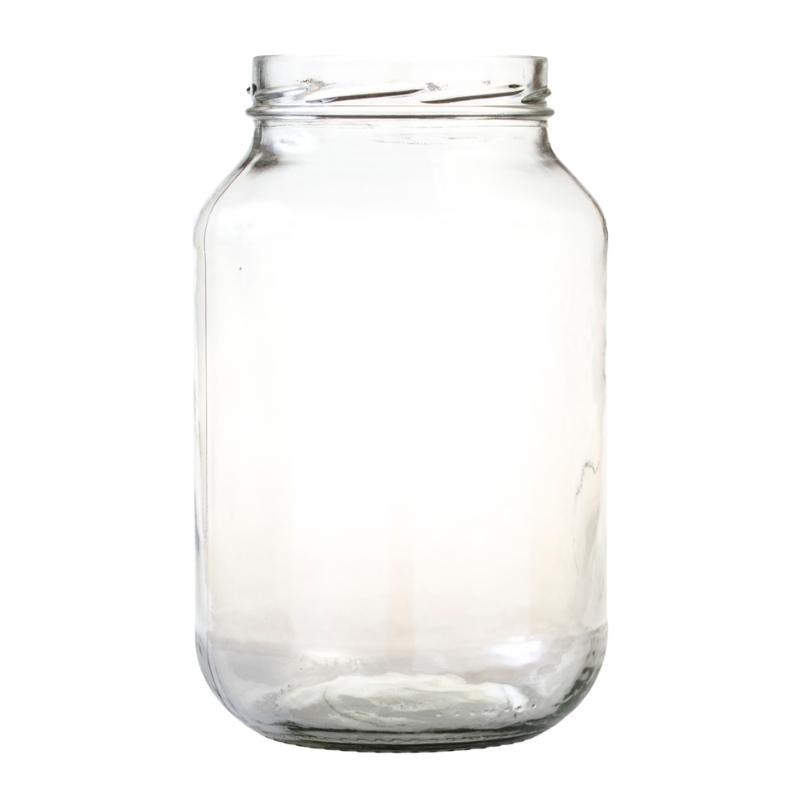 3 Litre Clear Glass Catering Jar (110/400) - No Closure - Single (1 Unit) - Bottles & Jars