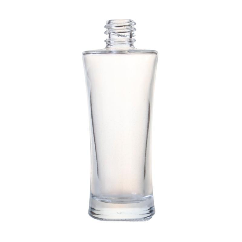 30ml Clear Glass Round Curved Perfume Bottle (18/410) - No Closure - Single (1 Unit) - Bottles & Jars
