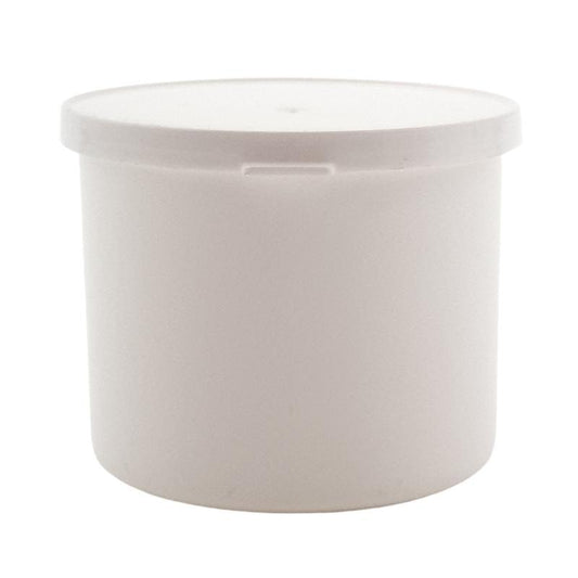 50g White HDPE Tub with Snap-on Lid - Single (1 Unit) - Bottles & Jars