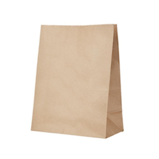 Kraft Medium Shopper Gusseted Bag - 365mm x 280mm