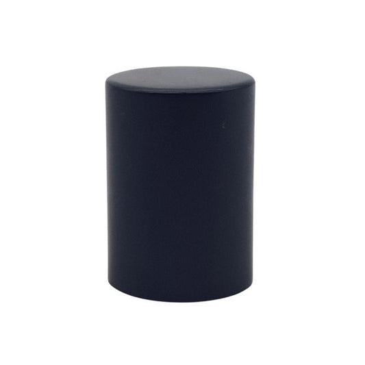 Black Aluminium Cap for Roll-On Bottle - Single (1 Unit) - Bottles & Jars