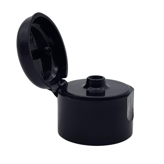 Flip Top Cap - Black (24/410) - Single (1 Unit) - Bottles & Jars