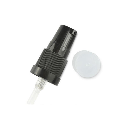 Serum Pump - Black - 18mm - Bottles & Jars