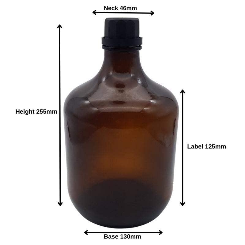 2.5L Amber Bottle