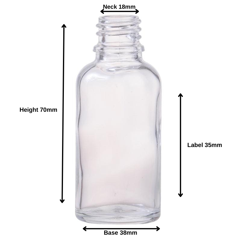 20ml Clear Glass Pharmaceutical  Bottle - No Closure