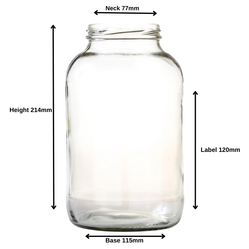 2 Litre Clear Glass Catering Jar (82/400)