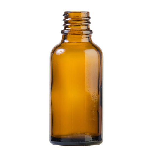 30ml Amber Glass Pharmaceutical Bottle - No Closure