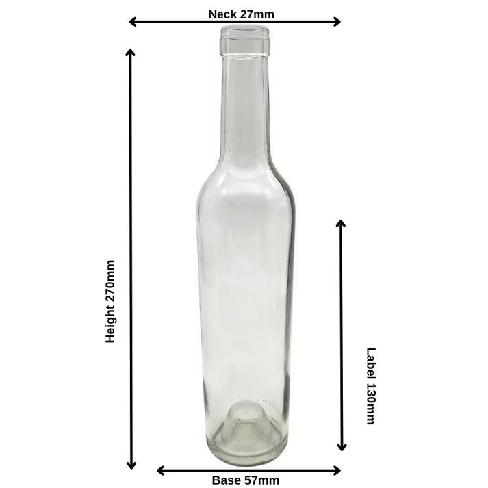 375ml Clear Glass 'claret' Bottle – Bottles & Jars