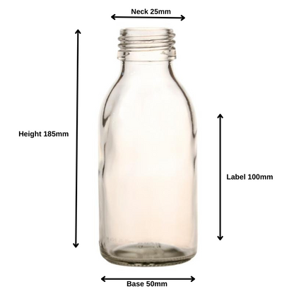 500ml Clear Glass Generic Bottle (28/410)