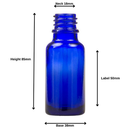 50ml Blue Glass Pharmaceutical  Bottle (18/410)