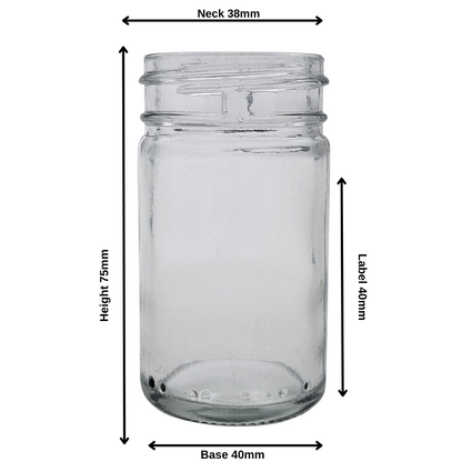 Clear Glass Shaker Jar