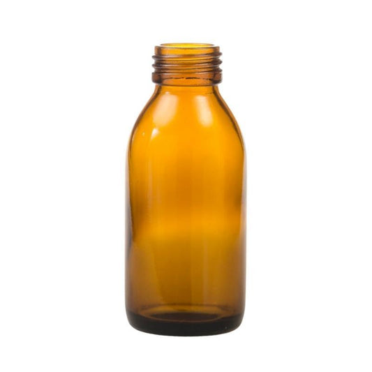 100ml Amber Glass Generic Bottle (28/410) - No Closure - Single (1 Unit) - Bottles & Jars
