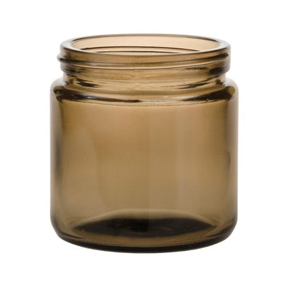 100ml Amberised Glass Jar (58/400) - No Closure - Single (1 Unit) - Bottles & Jars