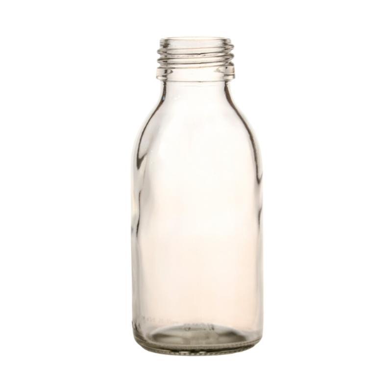 100ml Clear Glass Generic Bottle (28/410) - No Closure - Single (1 Unit) - Bottles & Jars
