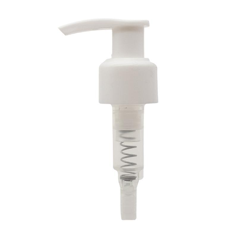 100ml Silver Aluminium Bottle & LDPE Pump Dispenser - White (24/410) - Single (1 Unit) - Bottles & Jars