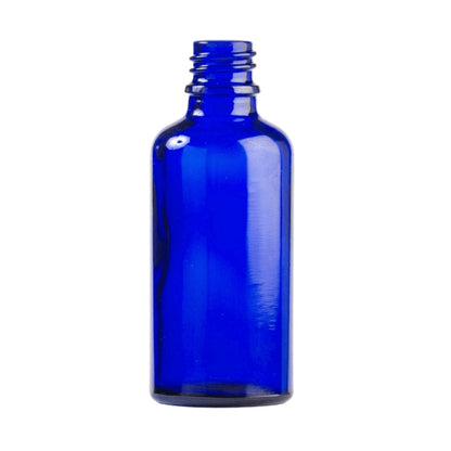 100ml Blue Glass Pharmaceutical Bottle - No Closure