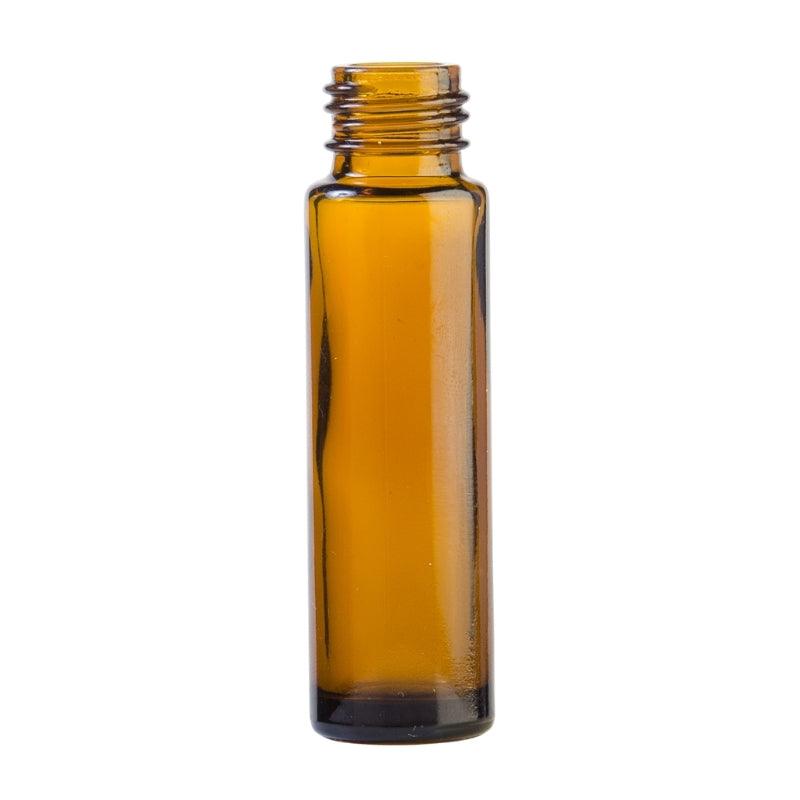 10ml Amber Glass Roll-On Bottle - No Closure - Single (1 Unit) - Bottles & Jars