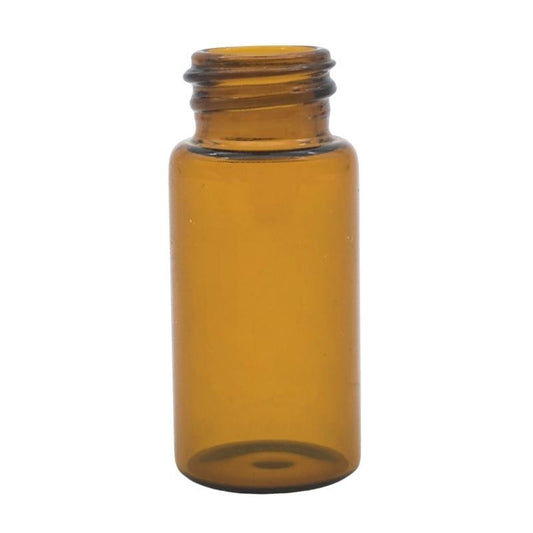 10ml Amber Glass Vial (18/410) - No Closure - Single (1 Unit) - Bottles & Jars