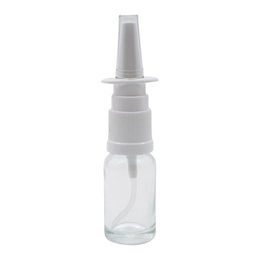 10ml Clear Glass Aromatherapy Bottle with Nasal Sprayer (18/415)