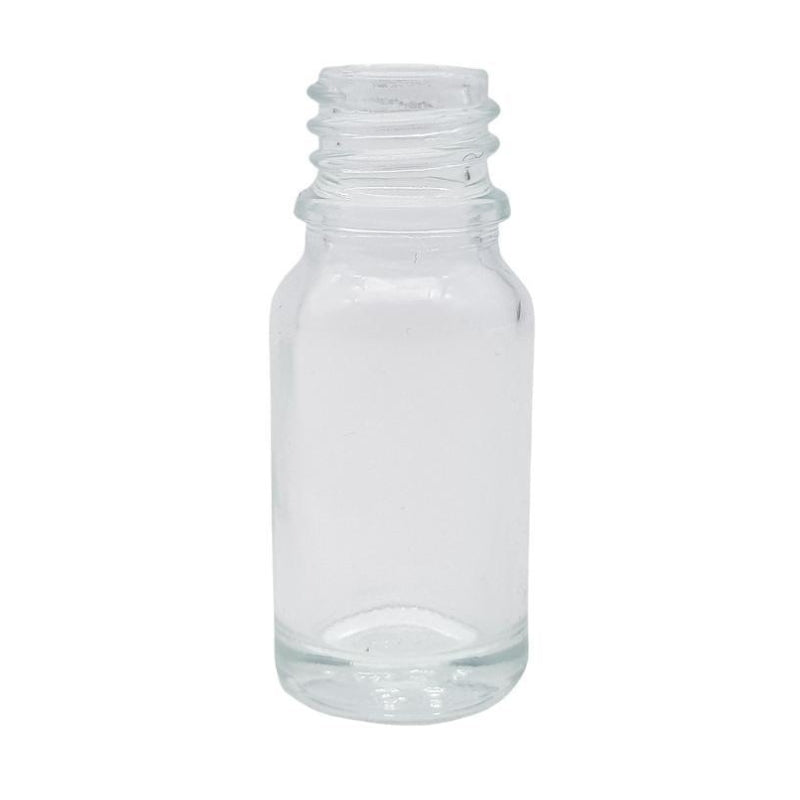 10ml Clear Glass Pharmaceutical  Bottle - No Closure