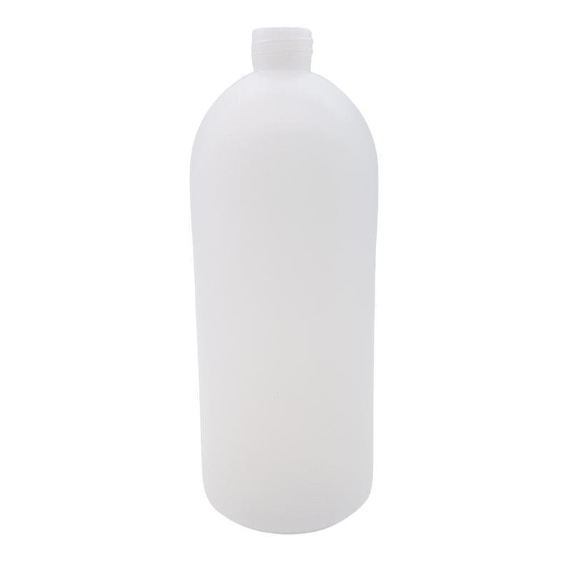 1L HDPE Bottle - Round (28/410) - Bottles & Jars