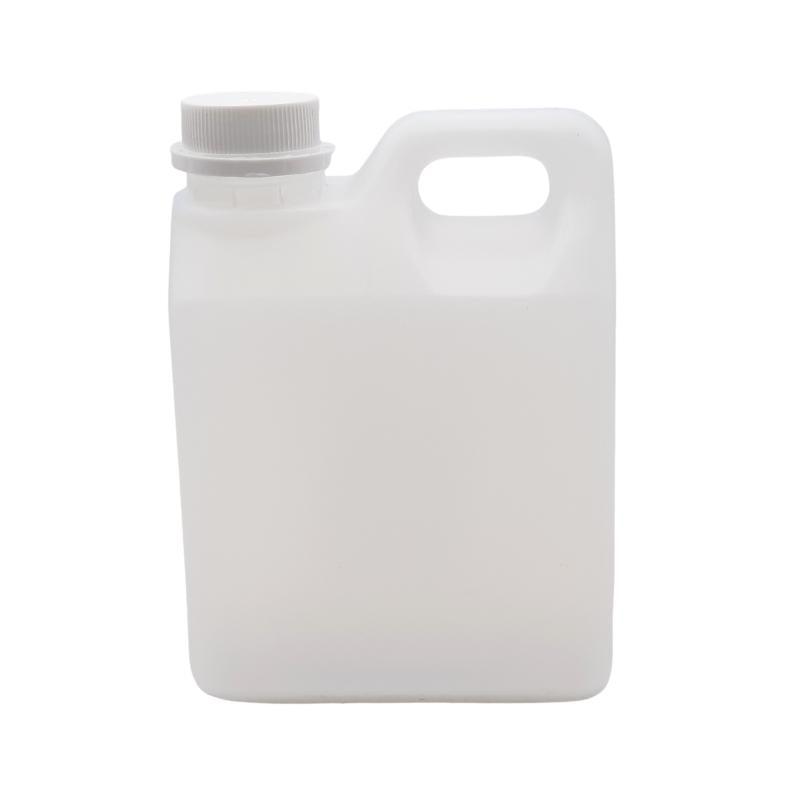 1L HDPE Jerry Can with Tamper Proof White Screw Cap - Single (1 Unit) - Bottles & Jars