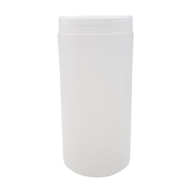 1L HDPE Tub with Screw Lid (83/400) - Single (1 Unit) - Bottles & Jars