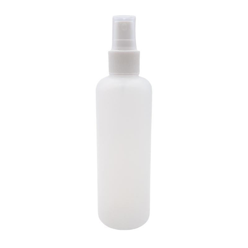 200ml HDPE Bottle with White Ribbed Atomiser Spray - Single (1 Unit) - Bottles & Jars