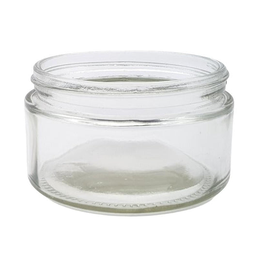200ml Clear Glass Luxe Jar (91/400) - No Closure - Single (1 Unit)