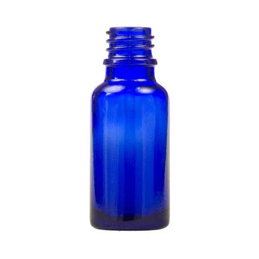 20ml Blue Glass Pharmaceutical  Bottle - No Closure - Bottles & Jars