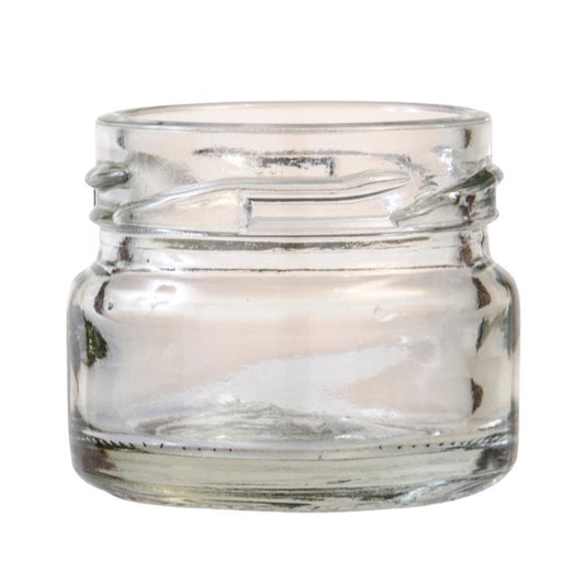 28ml Clear Glass Jar (43/400) - No Closure - Single (1 Unit) - Bottles & Jars