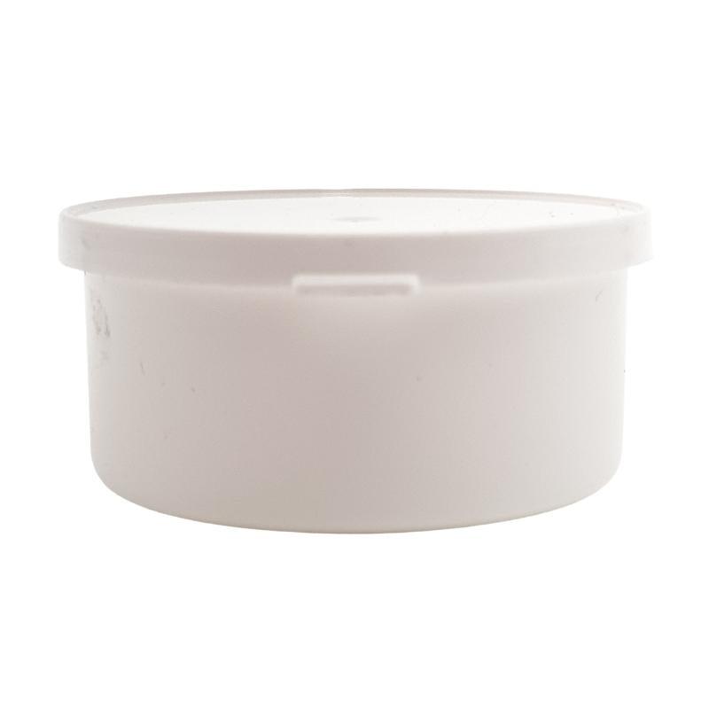30g White HDPE Tub with Snap-on Lid - Single (1 Unit) - Bottles & Jars