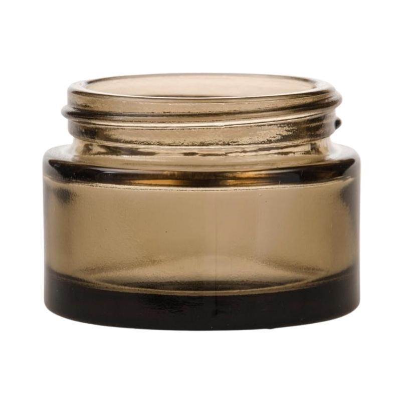 30ml Amberised Glass Jar (48/400) - No Closure - Single (1 Unit) - Bottles & Jars