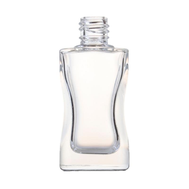 30ml Clear Glass Rectangle Curved Perfume Bottle (18/410) - No Closure - Single (1 Unit) - Bottles & Jars