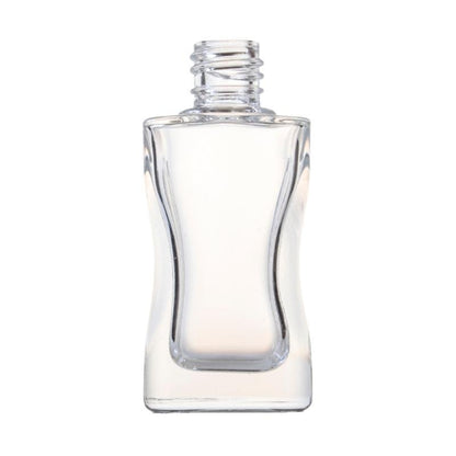 30ml Clear Glass Rectangle Curved Perfume Bottle (18/410) - No Closure - Single (1 Unit) - Bottles & Jars