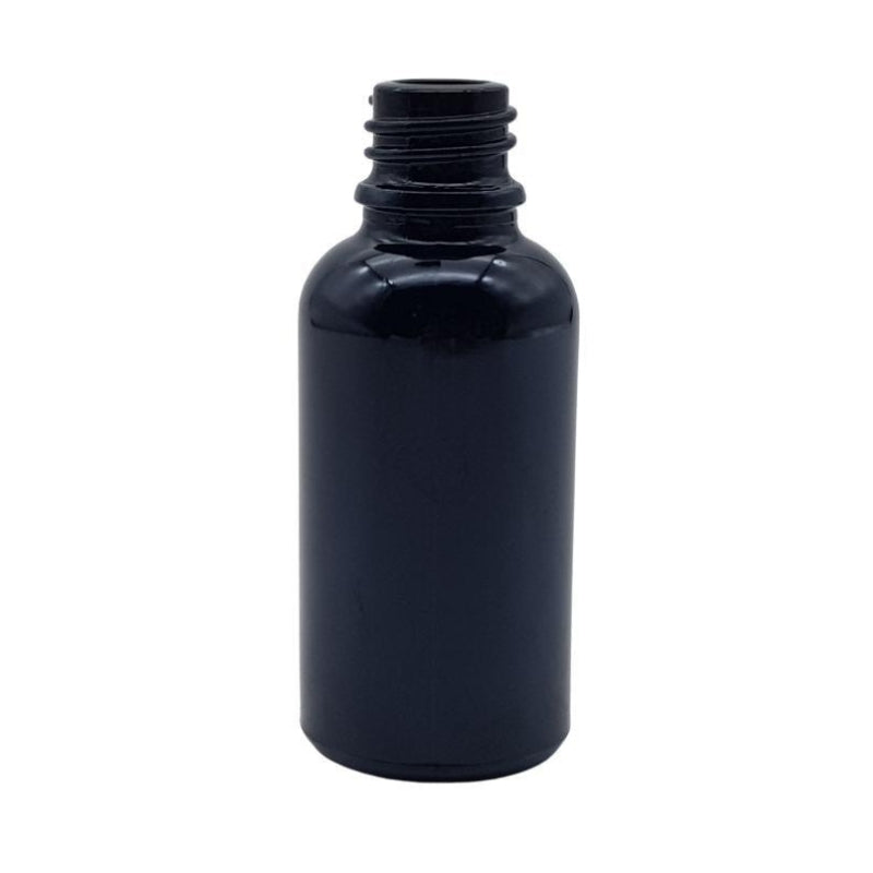 30ml Black Glass Pharmaceutical  Bottle - No Closure